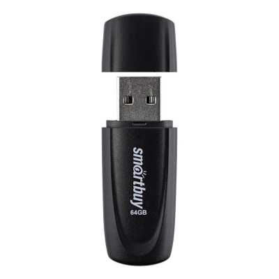 флешка SmartBuy 64GB SB064GB2SCK Черный