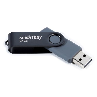 флешка SmartBuy 64GB SB064GB2TWK Черный