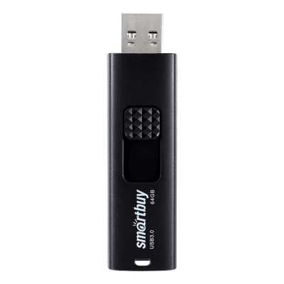 флешка SmartBuy 64GB SB064GB3FSK Черный