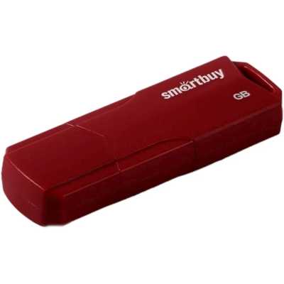 флешка SmartBuy 8GB SB8GBCLU-BG Черный, бордовый