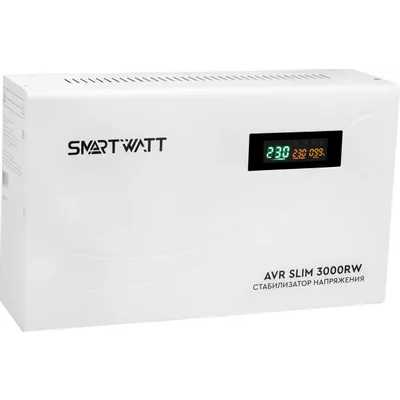 стабилизатор напряжения SMARTWATT AVR Slim 3000RW 4512020310007 Белый