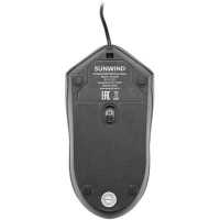 мышь SunWind SW-M100 Black Черный