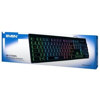 клавиатура Sven KB-C7500EL Черный