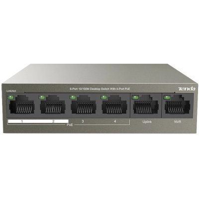 коммутатор Tenda TEF1106P-4-63W