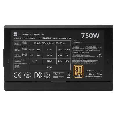 блок питания Thermalright 750W TR-TG750S Черный