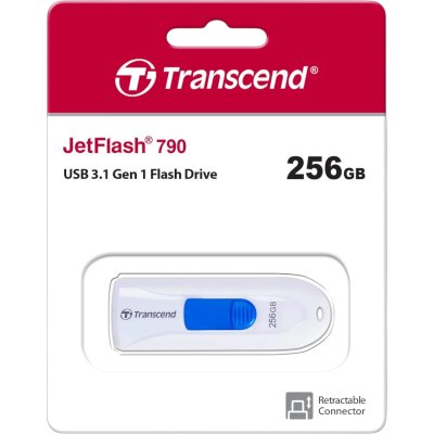 флешка Transcend 256GB TS256GJF790W Белый