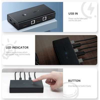 KVM переключатель Ugreen CM200 50744
