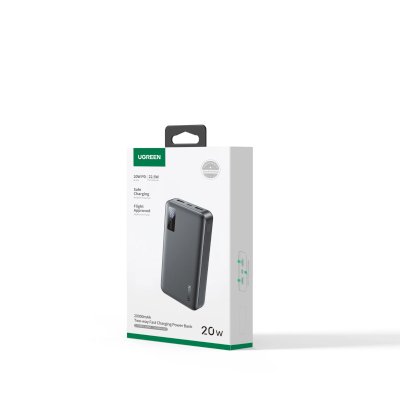 внешний аккумулятор Ugreen PB312 25683 темно-серый