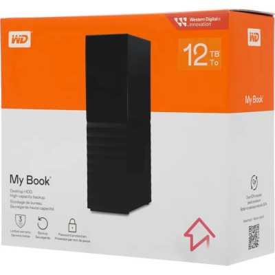 жесткий диск WD My Book 12Tb WDBBGB0120HBK-EESN Черный