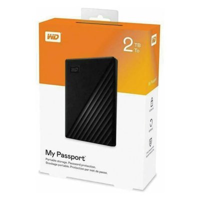 жесткий диск WD My Passport 2Tb WDBYVG0020BBK-WESN Черный