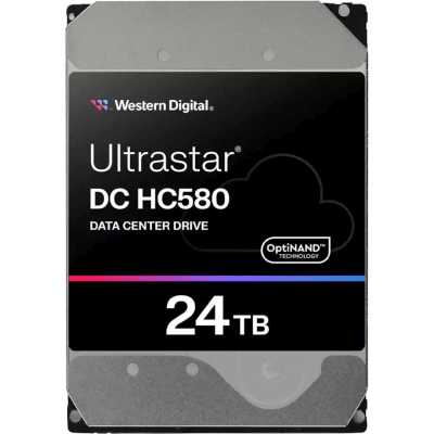 жесткий диск WD Ultrastar DC HC580 24Tb WUH722424ALE604 0F62819 Серебристый