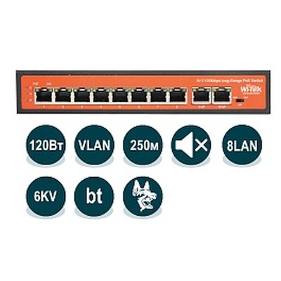 коммутатор Wi-Tek WI-PS210 v2