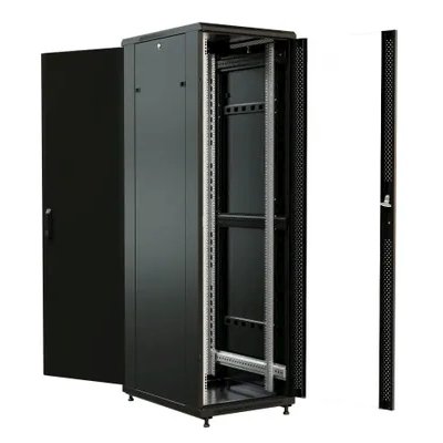телекоммуникационный шкаф WRLine WR-TT-3761-AS-RAL9004 Черный