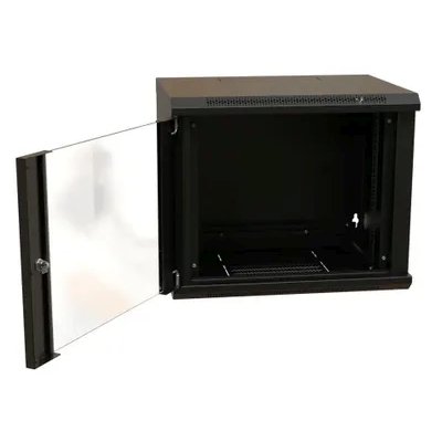 телекоммуникационный шкаф WRLine WR-TW-1545-GP-RAL9004 Черный