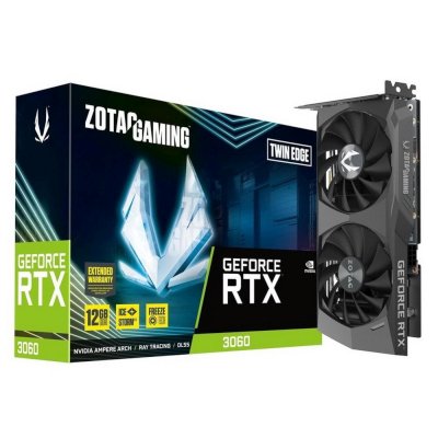 видеокарта Zotac nVidia GeForce RTX 3060 Twin Edge 12Gb ZT-A30600E-10M