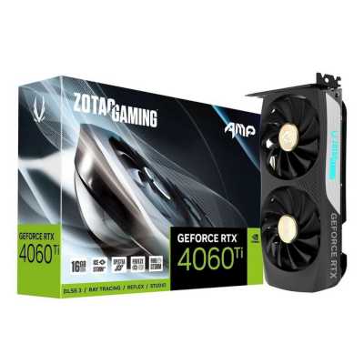 видеокарта Zotac nVidia GeForce RTX 4060 Ti 16Gb AMP ZT-D40620F-10M