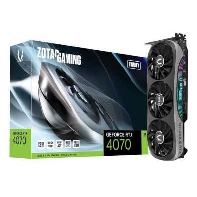 видеокарта Zotac nVidia GeForce RTX 4070 Trinity 12Gb ZT-D40700D-10P